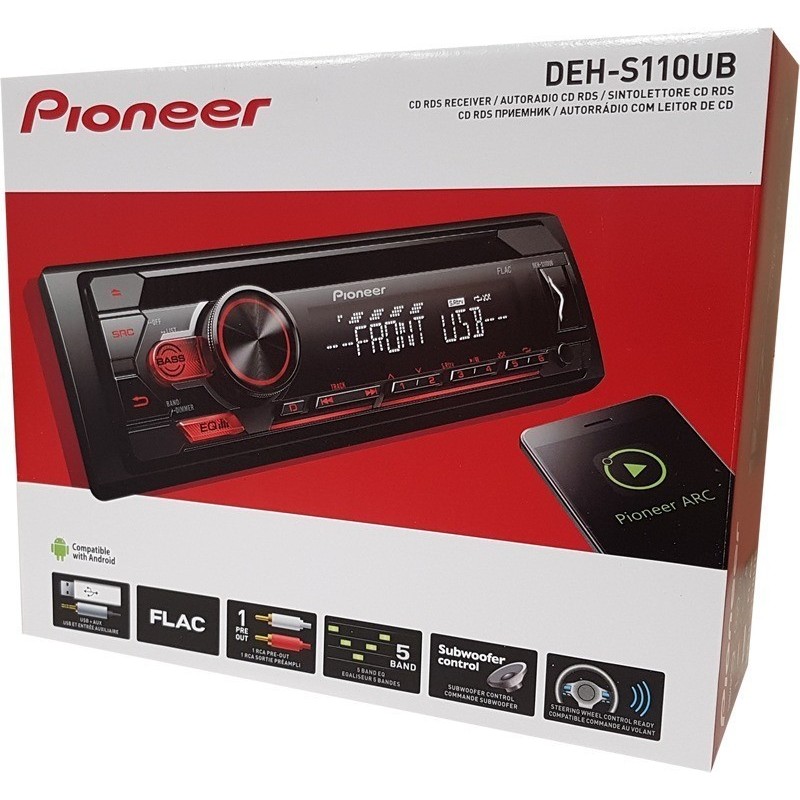 RADIO CD PIONER DEH-S110UB - RADIO CD,USB,