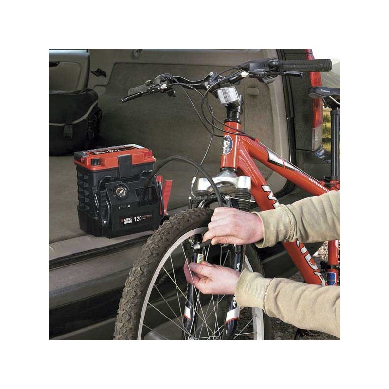 ARRANCADOR + COMPRESOR BLACK&DECKER 350 AMP CON BOLSA