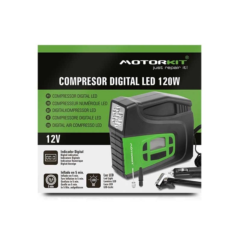 COMPRESOR DIGITAL  MOTROKITT LED 120W