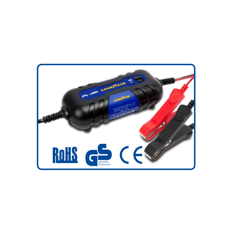 CARGADOR DE BATERÍA LED 1.2A INTELIGENTE GOOD YEAR