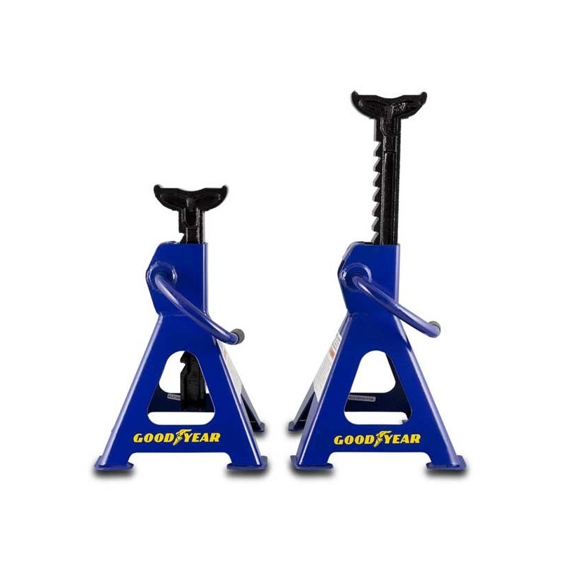 JUEGO DE 2 BORRIQUETAS DE ACERO 2 TONELADAS GOOD YEAR