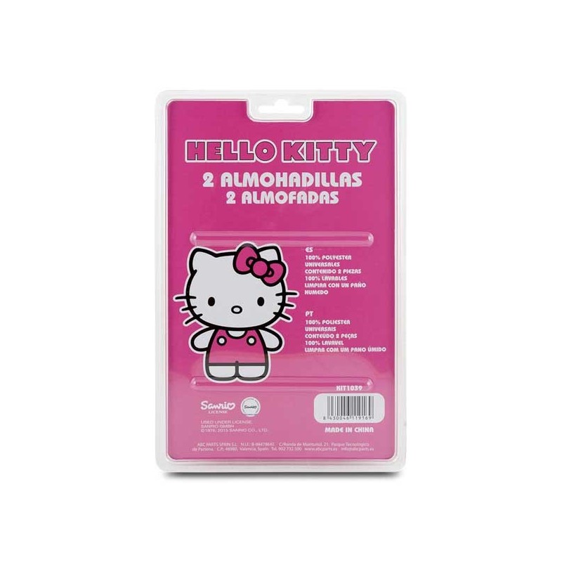 2 MINI ALMOHADILLAS HELLO KITTY CS6