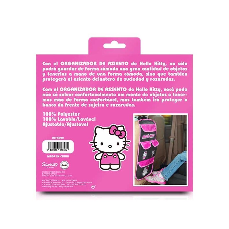 ORGANIZADOR DE ASIENTO HELLO KITTY
