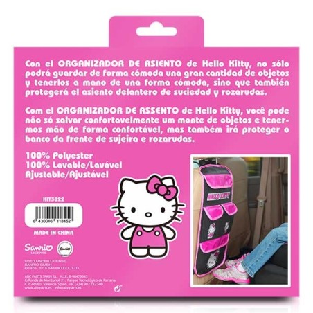ORGANIZADOR DE ASIENTO HELLO KITTY