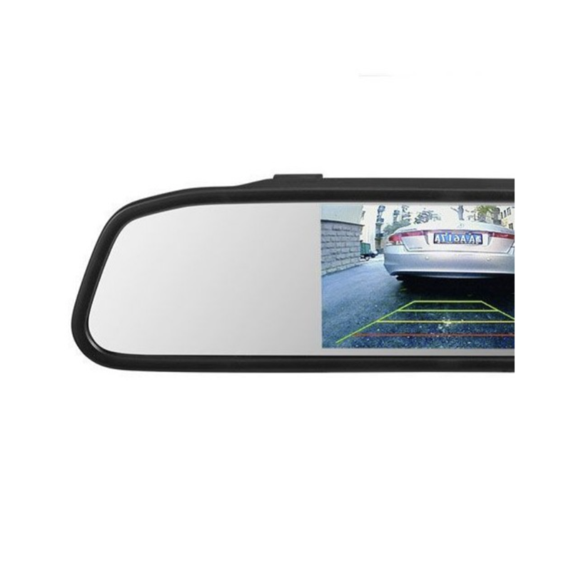 Espejo con pantalla 4,3 ” + cámara trasera