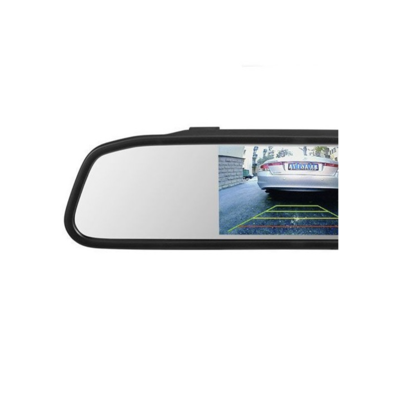 Espejo con pantalla + cámara con sensor