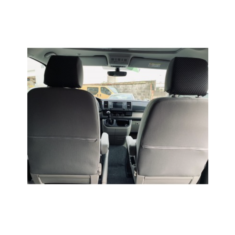 FUNDAS A MEDIDA Volkswagen California Beach 4 plazas modelo crilenka 60/liso gris claro