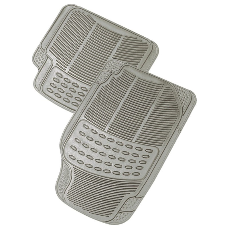 Alfombra PVC - ALASKA - NEGRO-BEIGE-GRIS