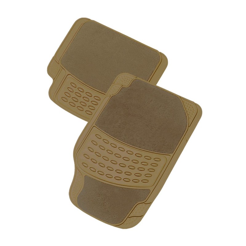 Alfombra PVC/Moqueta - PARIS - NEGRA-BEIGE-GRIS