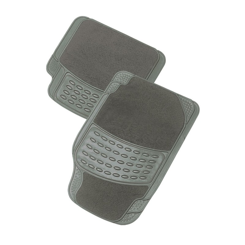 Alfombra PVC/Moqueta - PARIS - NEGRA-BEIGE-GRIS