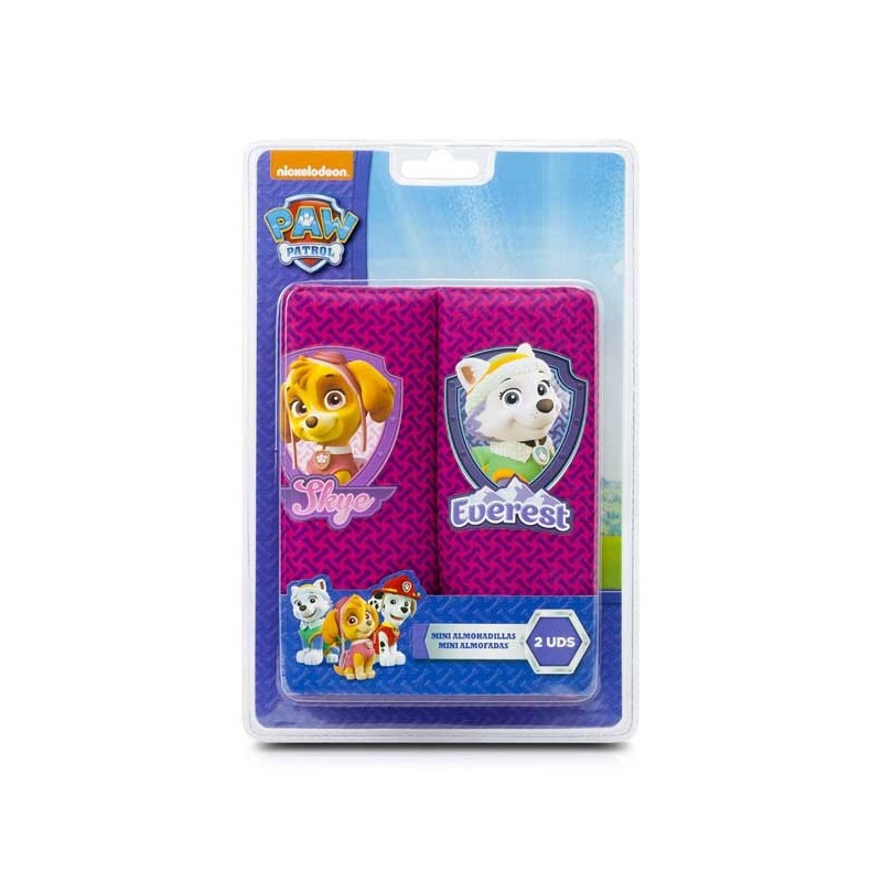 2 MINI ALMOHADILLAS PATRULLA CANINA NIÑA
