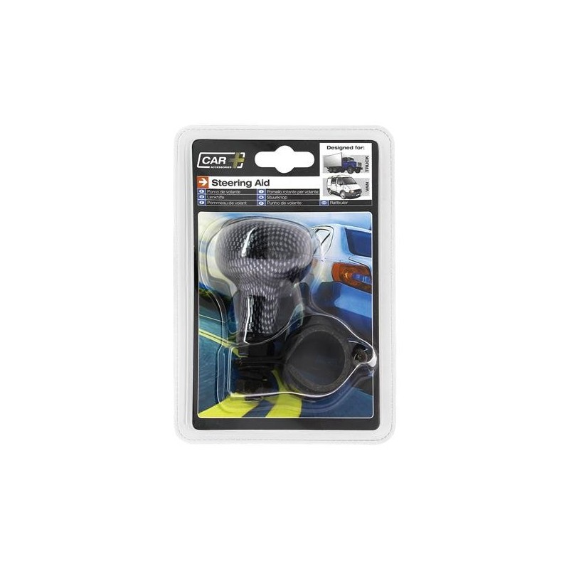 POMO DE VOLANTE "CARBON" UNIVERSAL