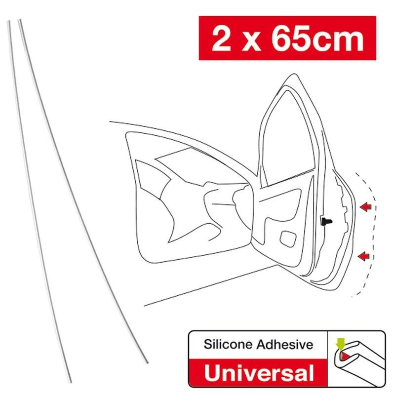 PROTECTORES PUERTA BANDA TRANSPARENTE 650MM.