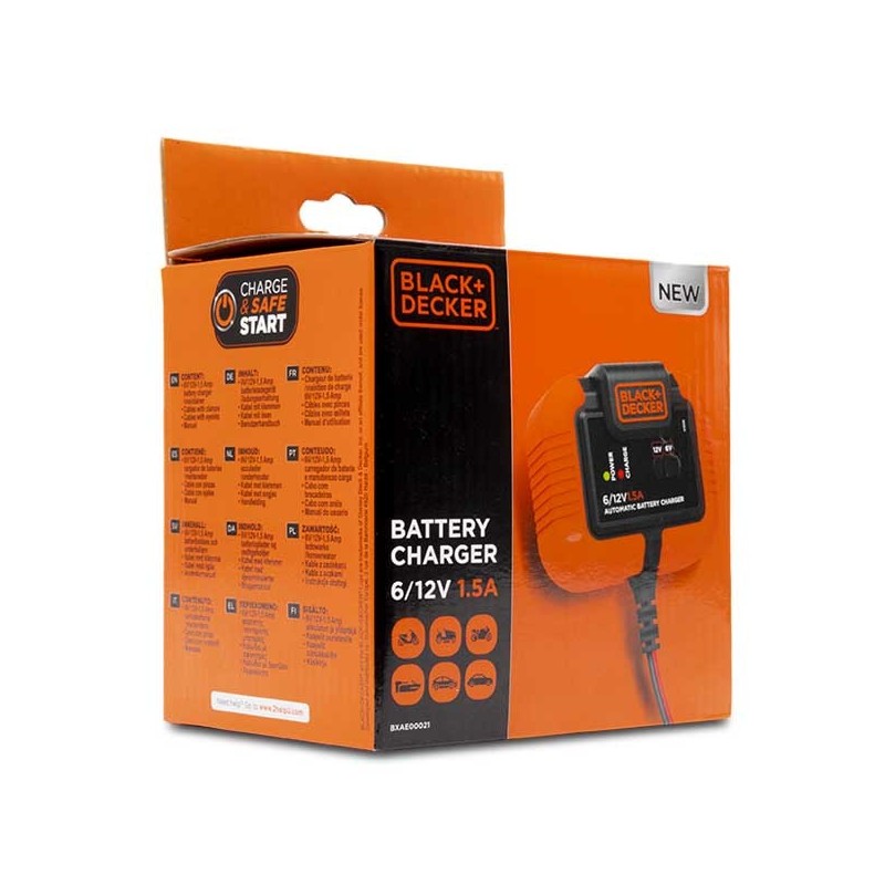 CARGADOR DE BATERÍAS 6-12V 70Ah 1.5 AMP