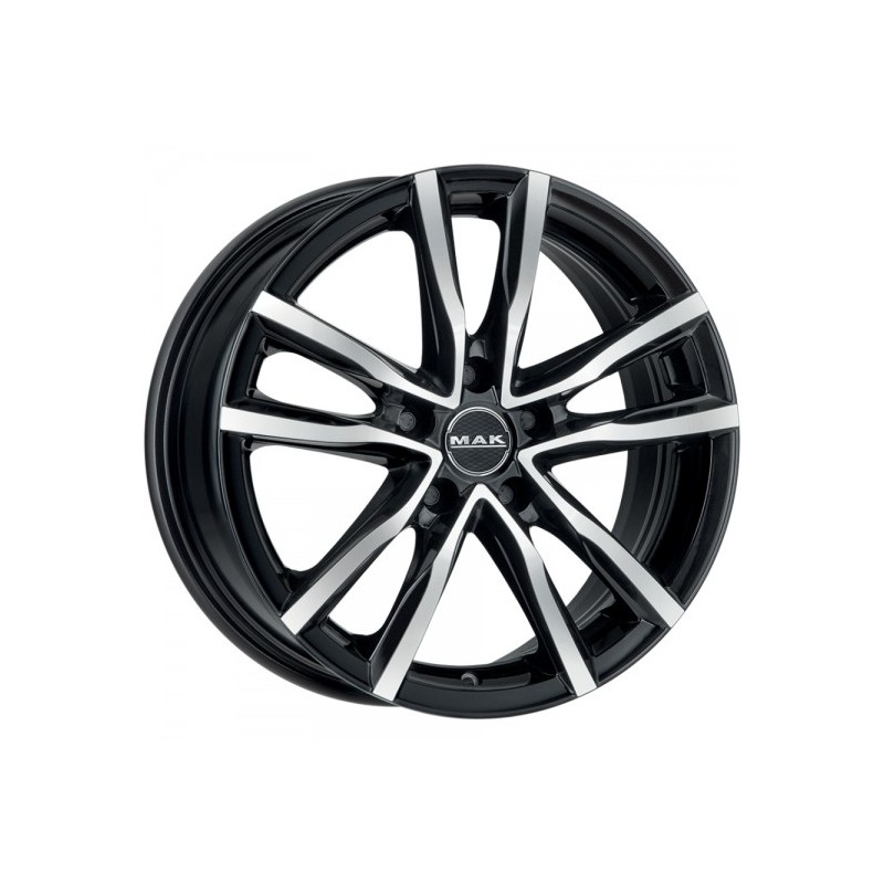 LLANTA SENCO MAK MILANO BLACK & RED 16X 6,5