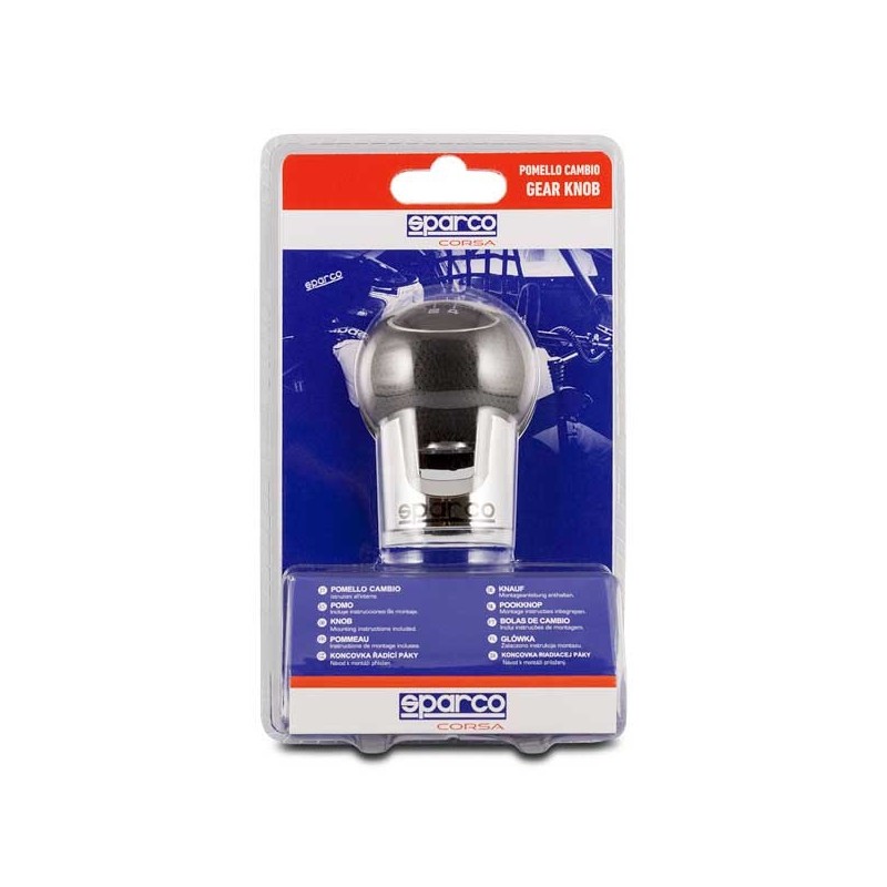 POMO SPARCO LAZIO CROMADO Y NEGRO