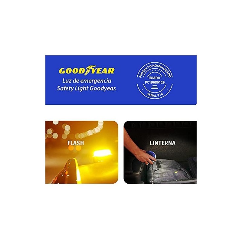 "OFERTA" 5 LUCES DE EMERGENCIA GOOD YEAR V-16
