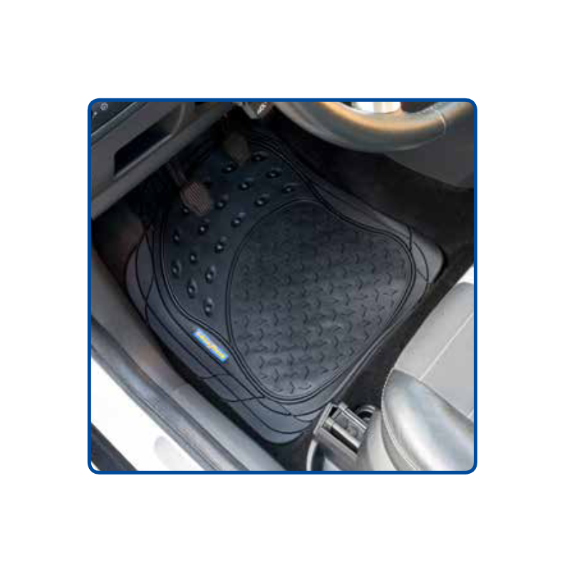 JUEGO ALFOMBRAS GOMA NEGRA GOOD YEAR