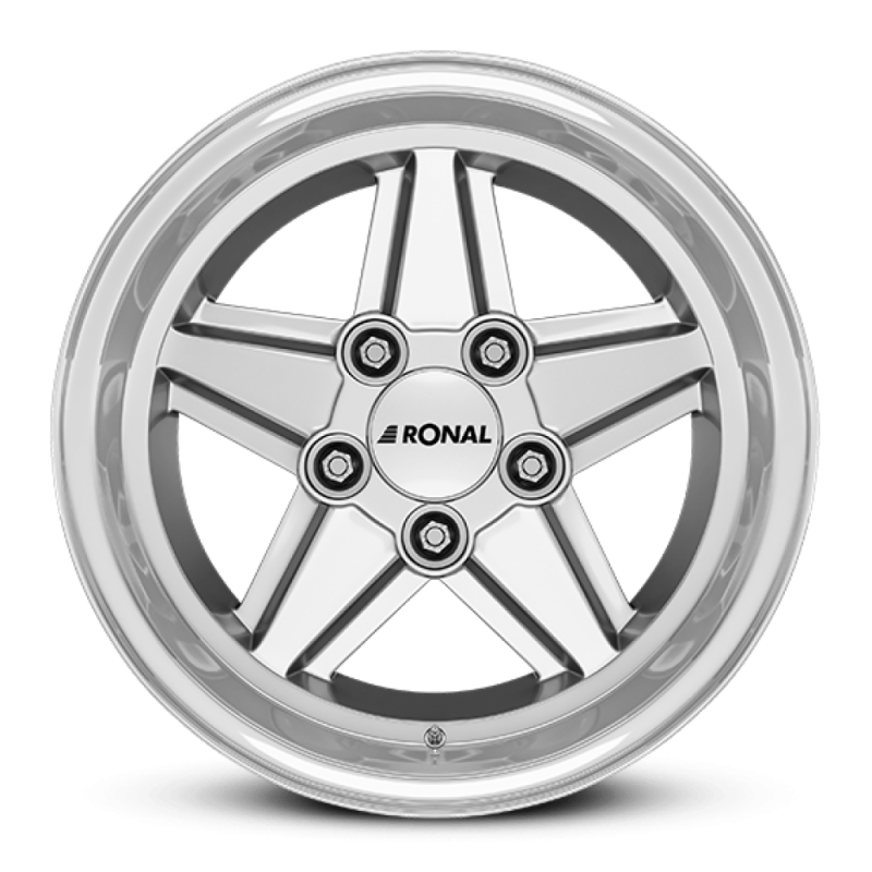 LLANTA RONAL R9 S/LC Plata-aro diamantado 7,0X15"