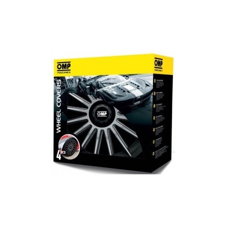 Tapacubos OMP Magnum Speed Black/Silver